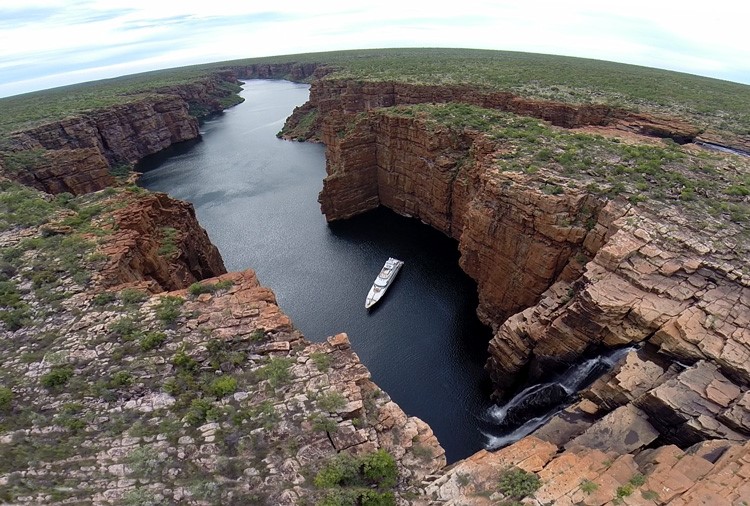 superyacht in Kimberley