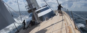sailing a superyacht
