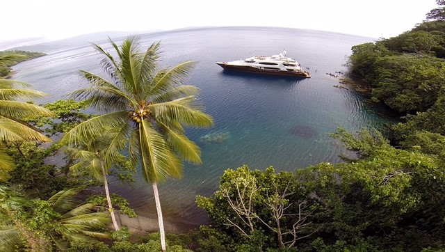 superyacht in Islands