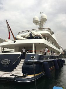 superyacht in sydney