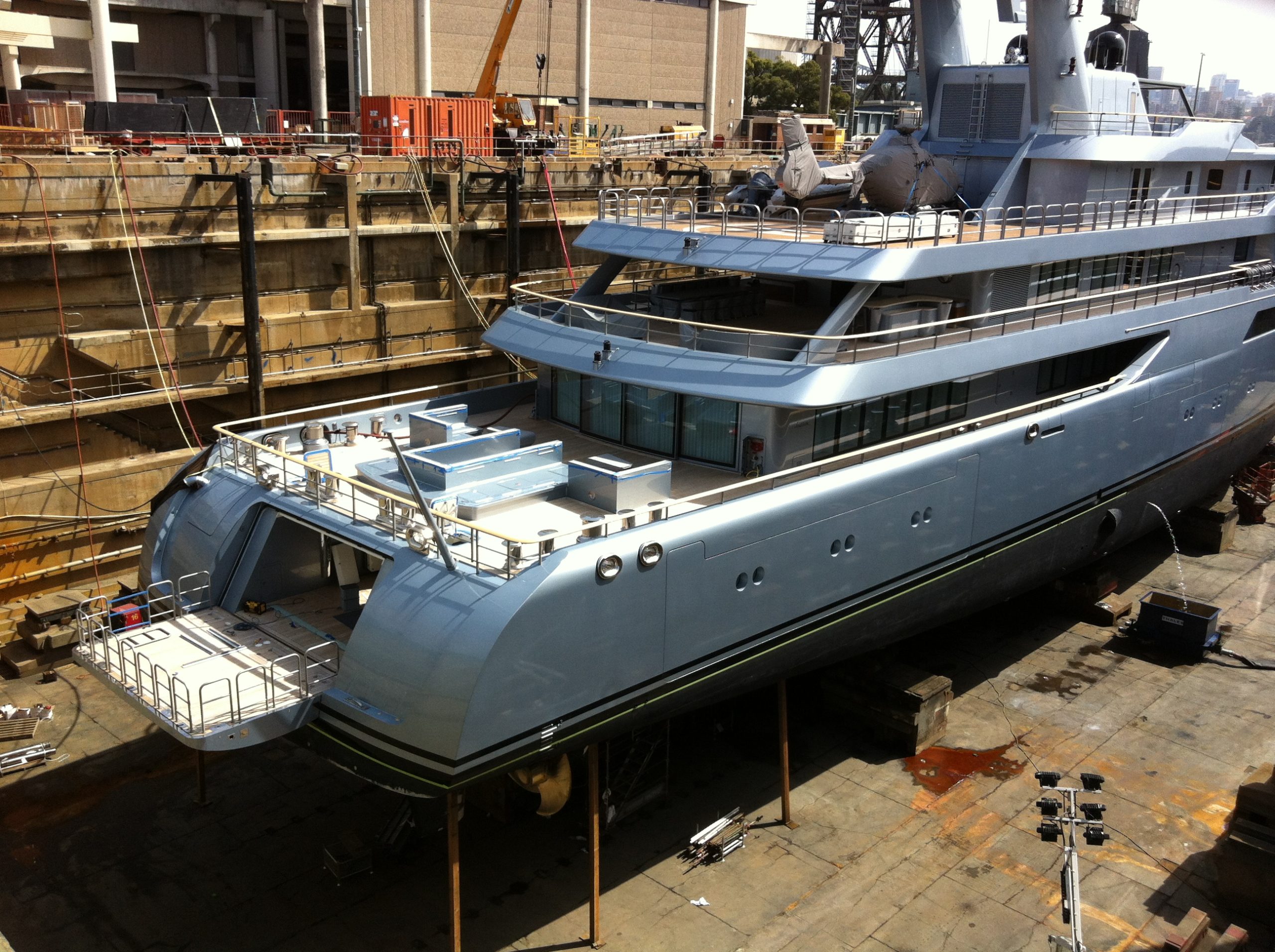 Superyacht shipyard Sydney